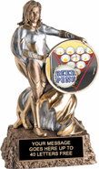 Victory Insert Holder Super Hero Resin Trophy [6.75 inch]