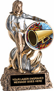 Victory Insert Holder Super Hero Resin Trophy [6.75 inch]