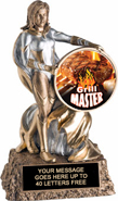 Victory Insert Holder Super Hero Resin Trophy [6.75 inch]