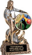 Victory Insert Holder Super Hero Resin Trophy [6.75 inch]