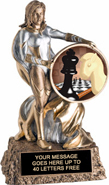 Victory Insert Holder Super Hero Resin Trophy [6.75 inch]