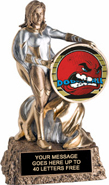 Victory Insert Holder Super Hero Resin Trophy [6.75 inch]