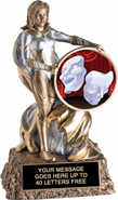 Victory Insert Holder Super Hero Resin Trophy