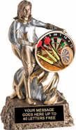 Victory Insert Holder Super Hero Resin Trophy [6.75 inch]