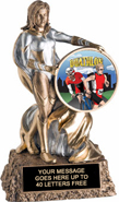 Victory Insert Holder Super Hero Resin Trophy [6.75 inch]