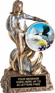 Victory Insert Holder Super Hero Resin Trophy [6.75 inch]