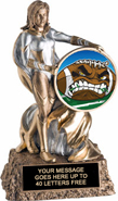Victory Insert Holder Super Hero Resin Trophy [6.75 inch]