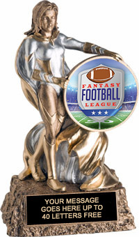 Victory Insert Holder Super Hero Resin Trophy [6.75 inch]