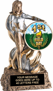 Victory Insert Holder Super Hero Resin Trophy [6.75 inch]