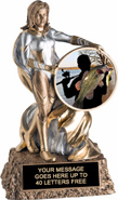 Victory Insert Holder Super Hero Resin Trophy [6.75 inch]