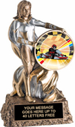Victory Insert Holder Super Hero Resin Trophy [6.75 inch]
