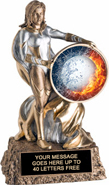 Victory Insert Holder Super Hero Resin Trophy [6.75 inch]