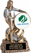 Victory Insert Holder Super Hero Resin Trophy [6.75 inch]
