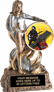 Victory Insert Holder Super Hero Resin Trophy [6.75 inch]