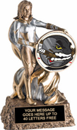 Victory Insert Holder Super Hero Resin Trophy [6.75 inch]