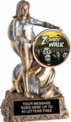 Victory Insert Holder Super Hero Resin Trophy [6.75 inch]