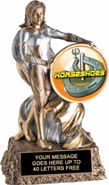Victory Insert Holder Super Hero Resin Trophy [6.75 inch]