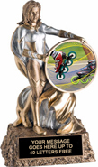 Victory Insert Holder Super Hero Resin Trophy [6.75 inch]
