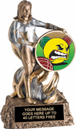 Victory Insert Holder Super Hero Resin Trophy [6.75 inch]