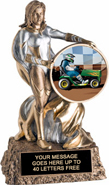 Victory Insert Holder Super Hero Resin Trophy [6.75 inch]