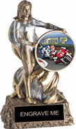 Victory Insert Holder Super Hero Resin Trophy [6.75 inch]