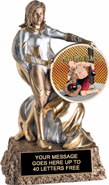 Victory Insert Holder Super Hero Resin Trophy [6.75 inch]