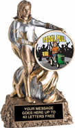 Victory Insert Holder Super Hero Resin Trophy [6.75 inch]