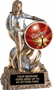 Victory Insert Holder Super Hero Resin Trophy [6.75 inch]
