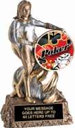 Victory Insert Holder Super Hero Resin Trophy