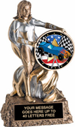 Victory Insert Holder Super Hero Resin Trophy [6.75 inch]