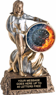 Victory Insert Holder Super Hero Resin Trophy [6.75 inch]