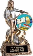 Victory Insert Holder Super Hero Resin Trophy [6.75 inch]