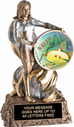 Victory Insert Holder Super Hero Resin Trophy [6.75 inch]