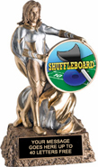 Victory Insert Holder Super Hero Resin Trophy [6.75 inch]