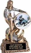 Victory Insert Holder Super Hero Resin Trophy [6.75 inch]