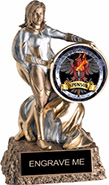 Victory Insert Holder Super Hero Resin Trophy [6.75 inch]