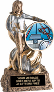 Victory Insert Holder Super Hero Resin Trophy [6.75 inch]
