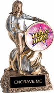 Victory Insert Holder Super Hero Resin Trophy [6.75 inch]