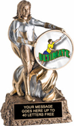 Victory Insert Holder Super Hero Resin Trophy [6.75 inch]