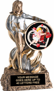 Victory Insert Holder Super Hero Resin Trophy [6.75 inch]