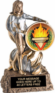 Victory Insert Holder Super Hero Resin Trophy [6.75 inch]