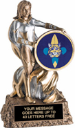 Victory Insert Holder Super Hero Resin Trophy [6.75 inch]