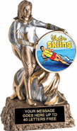 Victory Insert Holder Super Hero Resin Trophy [6.75 inch]