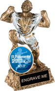 Custom Insert Monster Resin Trophy