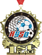 1st Place Star Frame Insert Medal