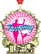 1st Place Star Frame Insert Medal