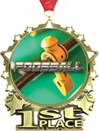 1st Place Star Frame Insert Medal