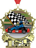 1st Place Star Frame Insert Medal