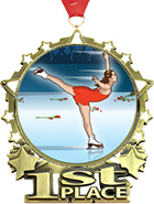 1st Place Star Frame Insert Medal