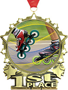 1st Place Star Frame Insert Medal